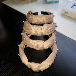 Beige & Pearl Headband